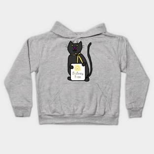 Free Britney Cute Cat with Britney Free Sign Kids Hoodie
